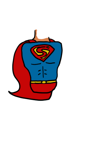 Superman's body